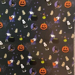 Peanuts Snoopy and Woodstock Halloween plush throw blanket 50x70